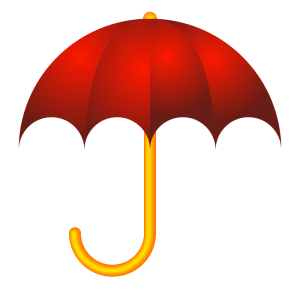 black umbrella PNG image-491